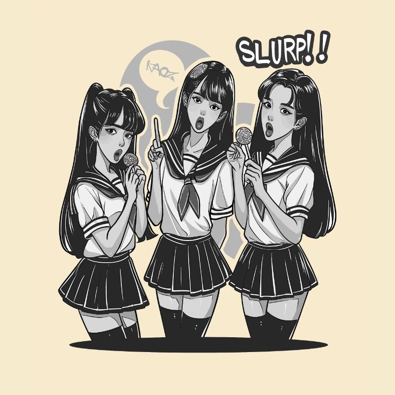 Anime Mädchen Design