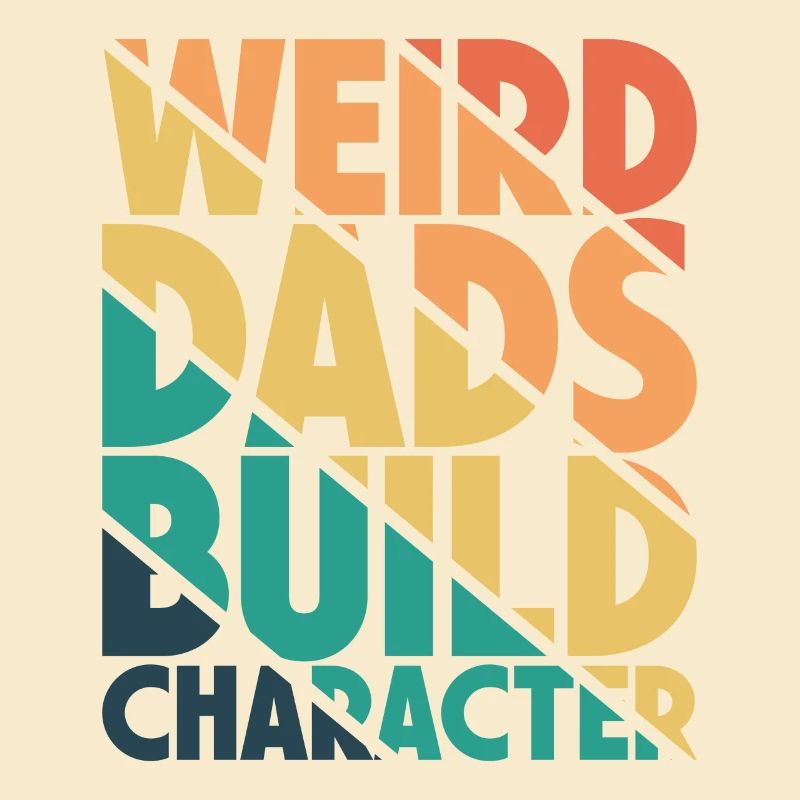 Weird Dads Make Up Character Funny Dad