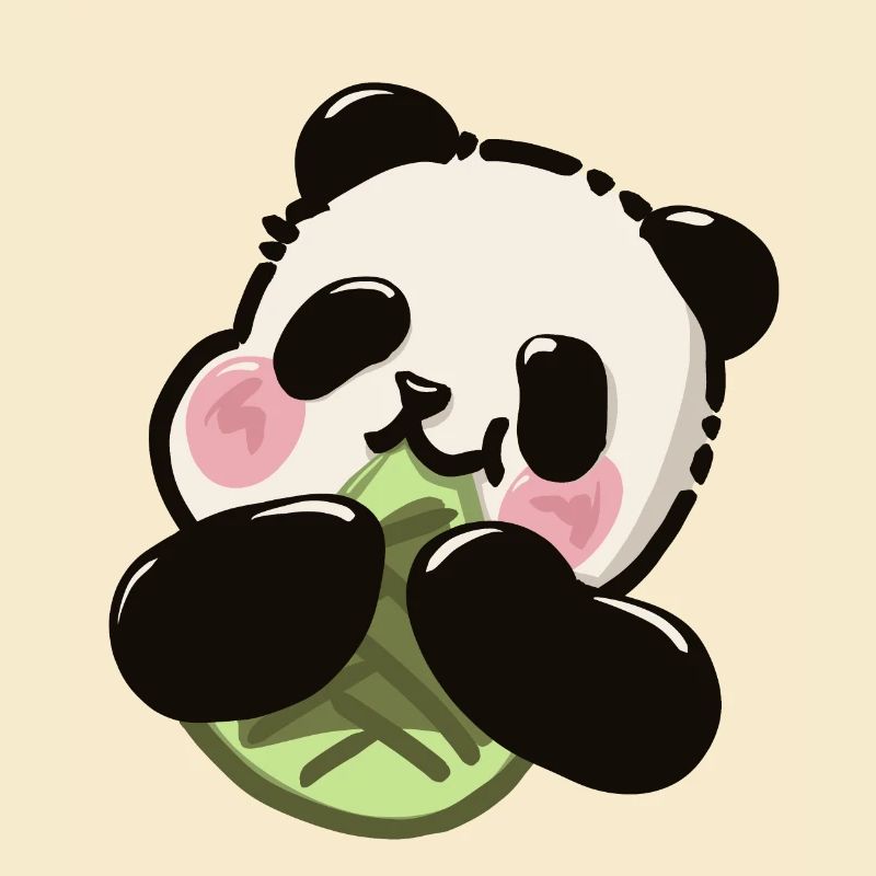 Panda mignon – Snack en bambou
