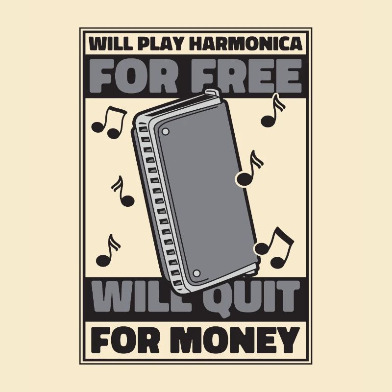 Play Harmonica For Free Will Quit For Money