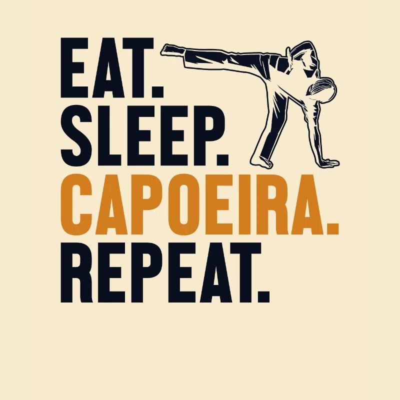 Manger Dormir Capoeira Répéter Ginga Capoeirista Danse