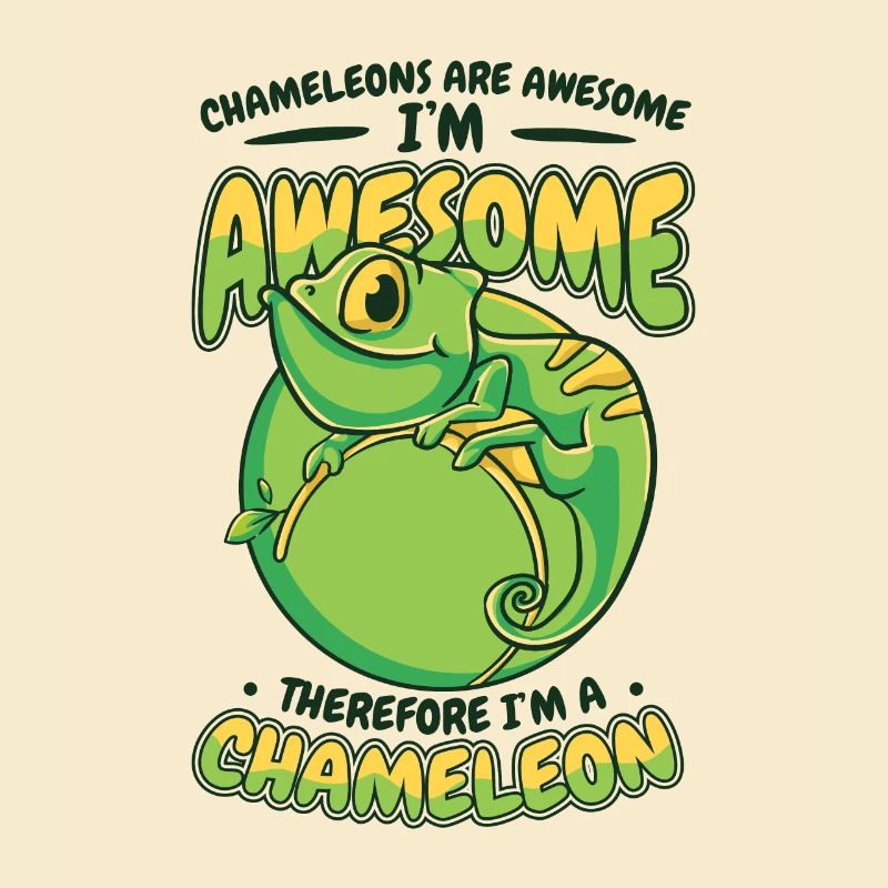 Par conséquent, je suis un amant voilé de panthère caméléon
