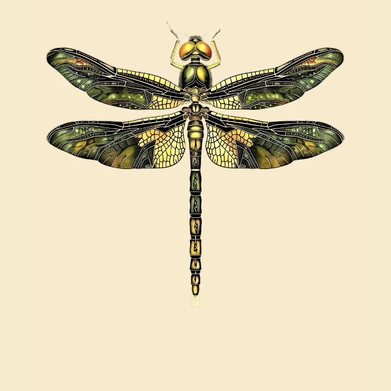 Libellule Libellule Ailes Colorées Libellules Mignonnes