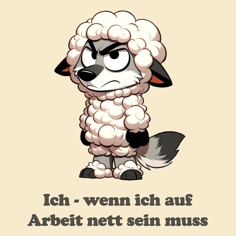 Wolf in sheep's clothing at work