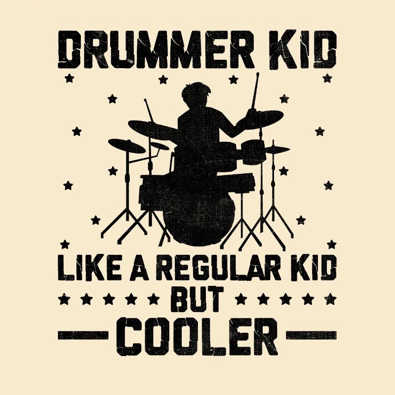 Drummer Kid comme un enfant normal mais plus cool Drum Dru
