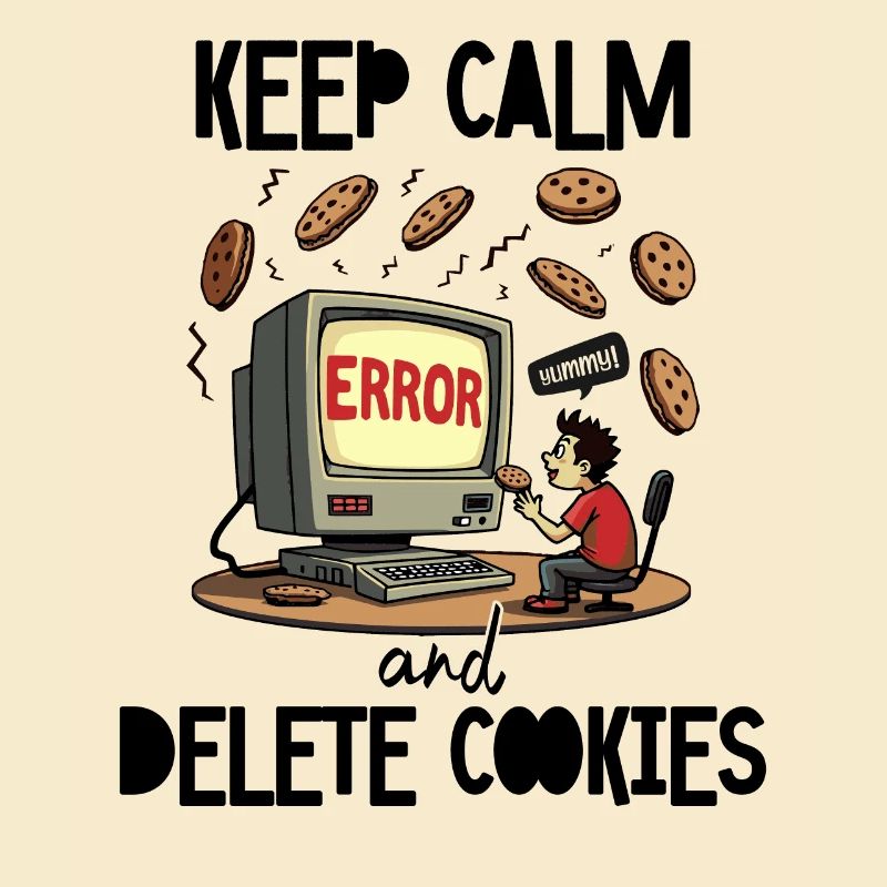 Keep Calm And Delete Cookies IT Nerd