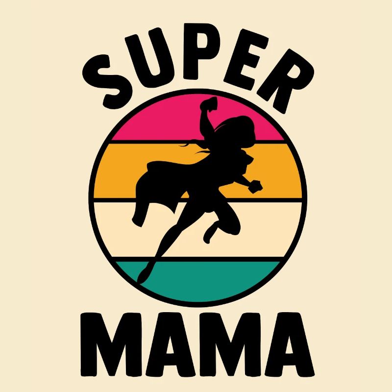 Mutter Superheldin Mama