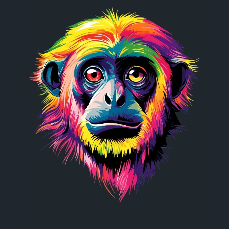 Gibbon Monkey Whitehand Gibbon Monkey Cute Lar Gibbons