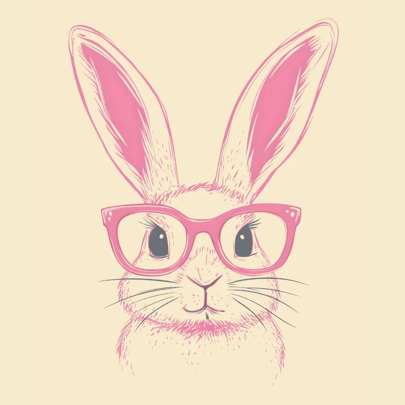 Rabbit Bunny Glasses Bunny Ears Bunny Gift
