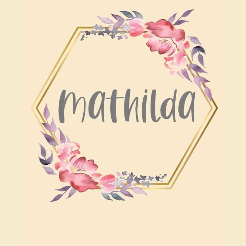 Mathilda Mädchen Name personalisiertes Geschenk