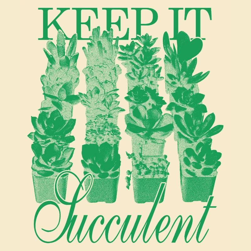 Keep It Succulent - Succulentes vertes