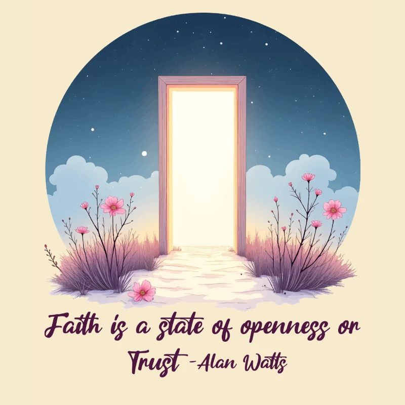 Citation de la foi d’Alan Watts d’Open Door Trust