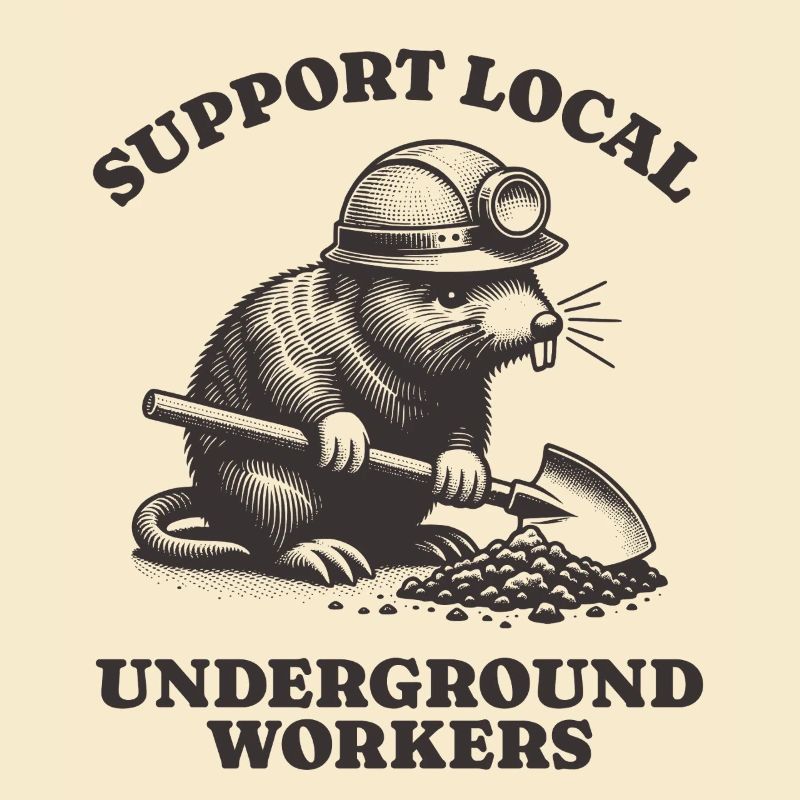 Support Local Underground Workers Lustiges Mole