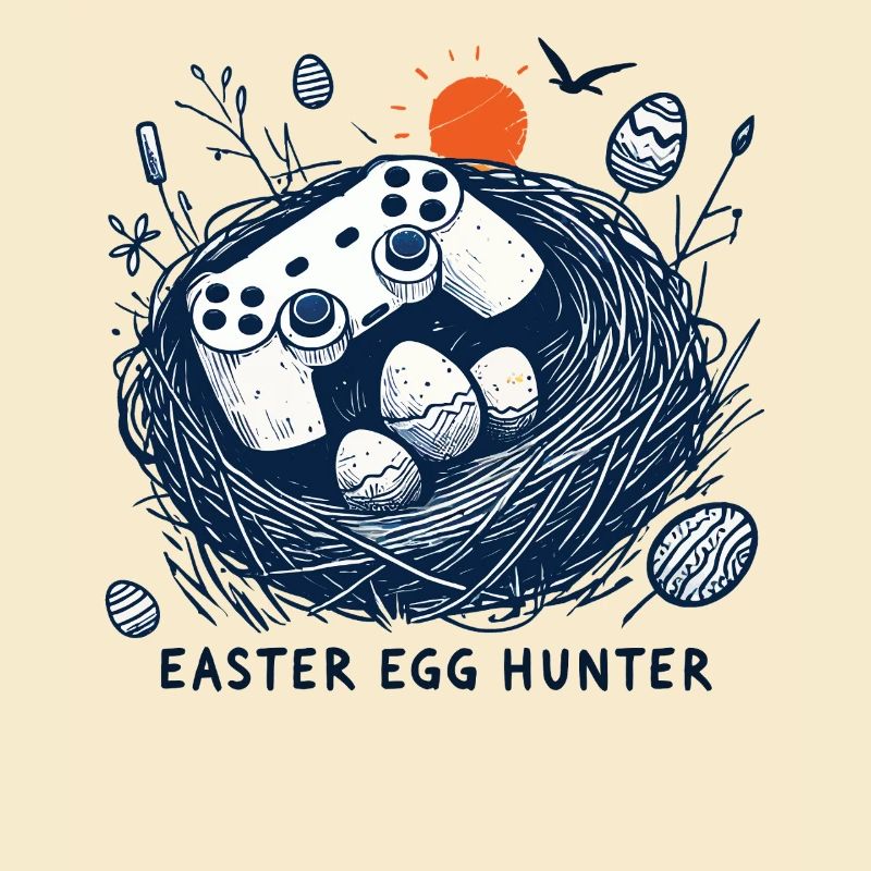Gaming Easter Egg Hunter Controller Fun