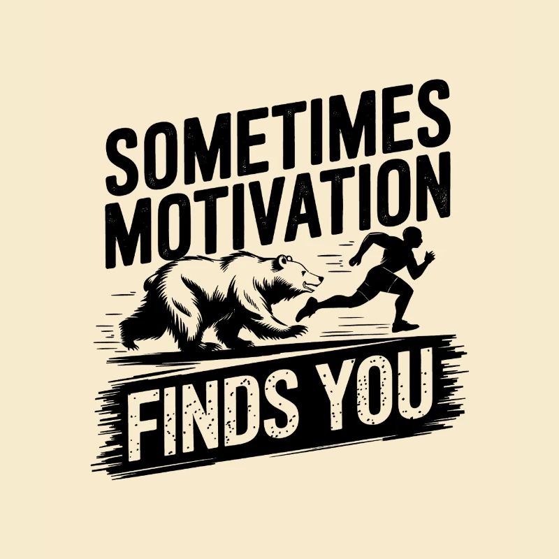 Parfois, la motivation vous trouve ! Jogging de course