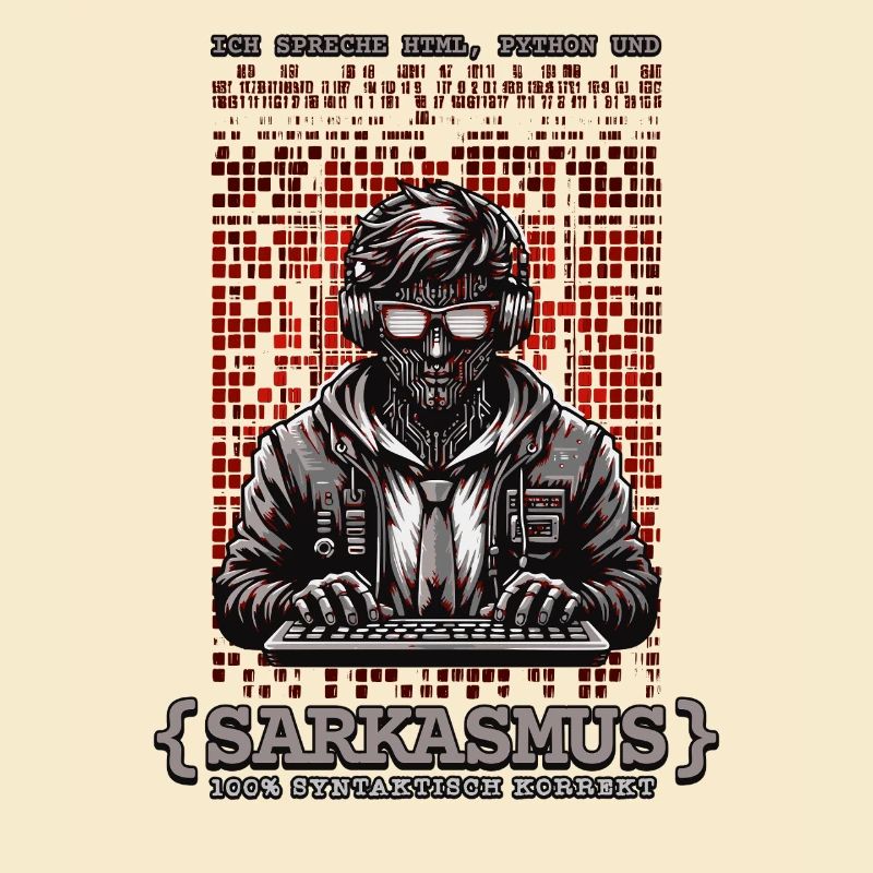 I speak HTML, Python and sarcasm