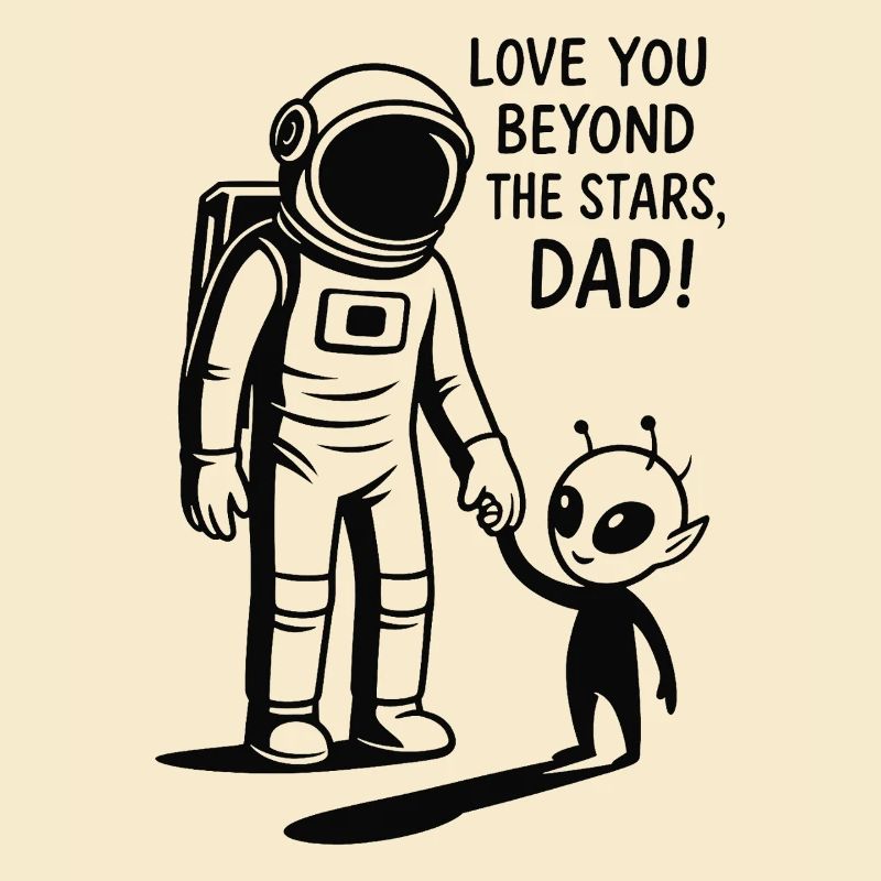 Ich liebe dich weiter als die Sterne Daddy