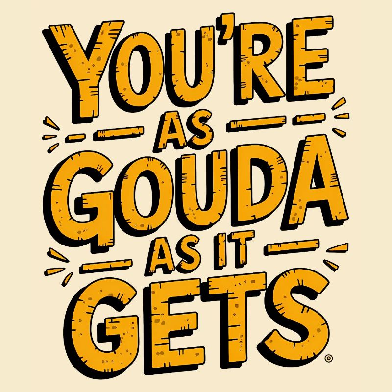 Jeu de mots sur le fromage Gouda