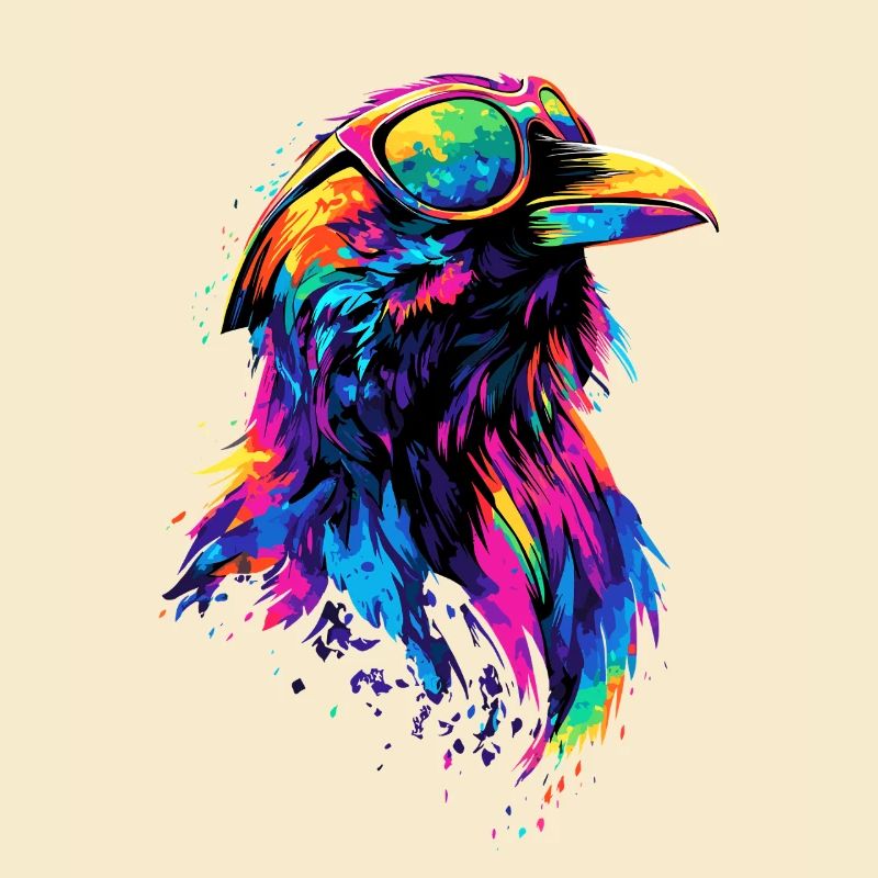 Rabe Krähe Vogel Rabenkrähe Dohle Schwarze Raben