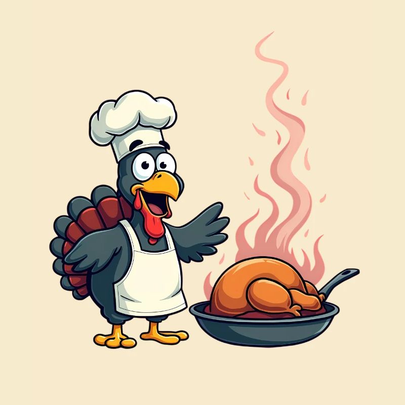 Cuisinier de dinde de Thanksgiving