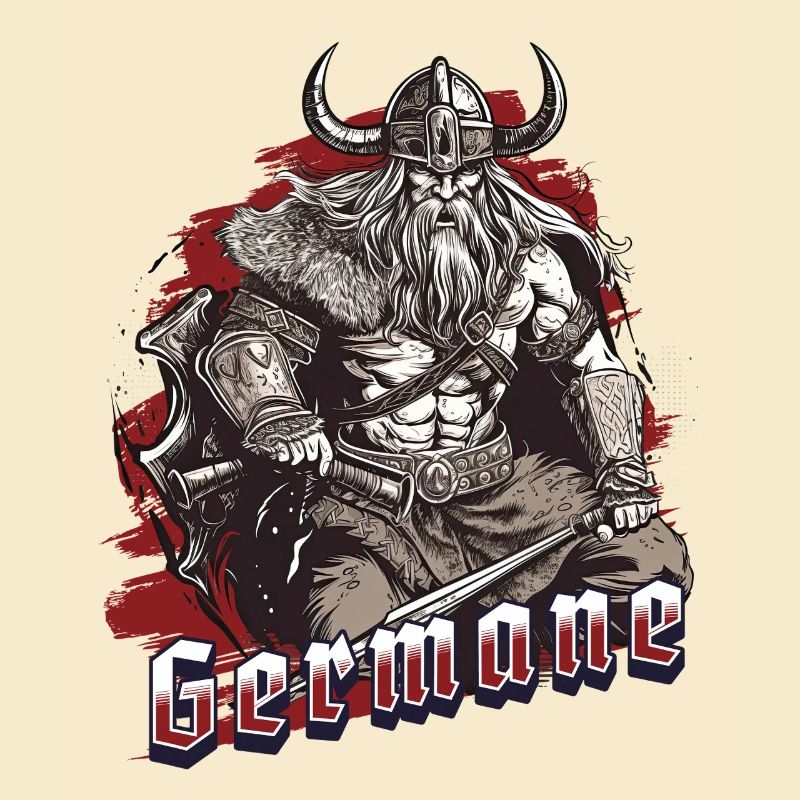 Nordic Warrior with Axe Germane