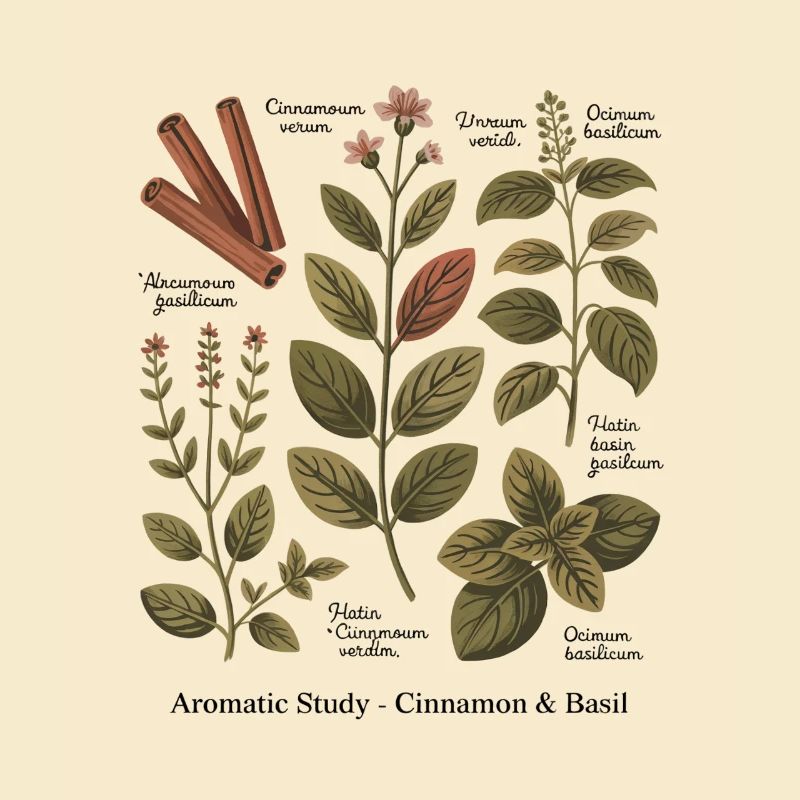 Aromatic Study – Cinnamon & Basil