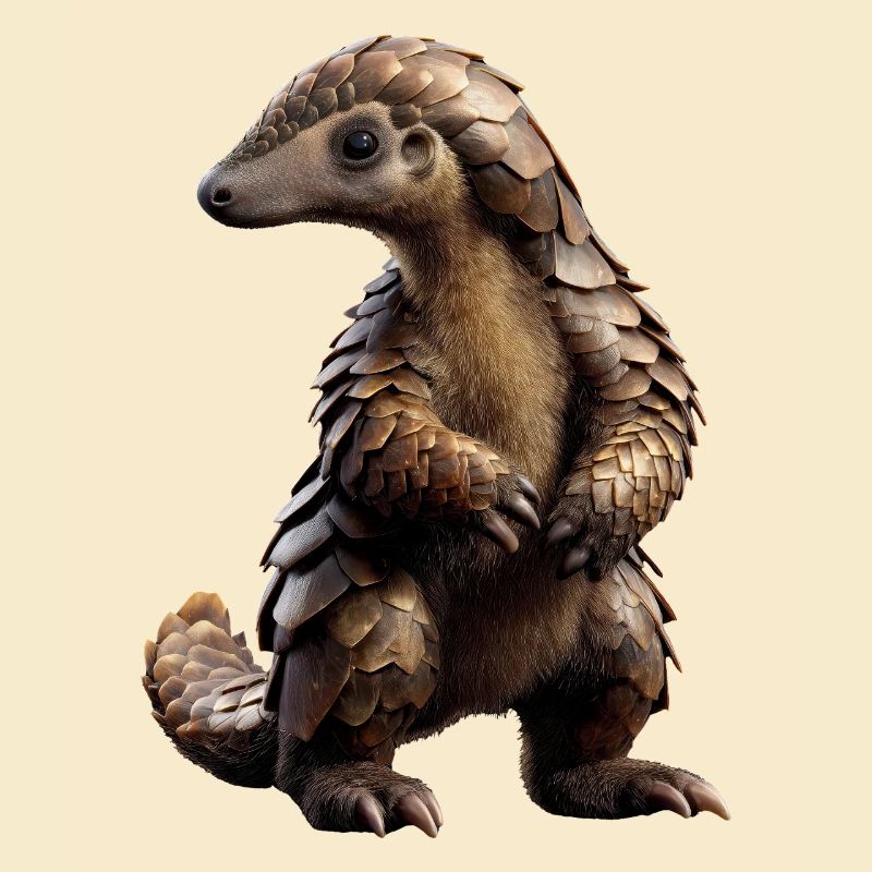 Pangolin Pangolin Pine Cone Pangolins