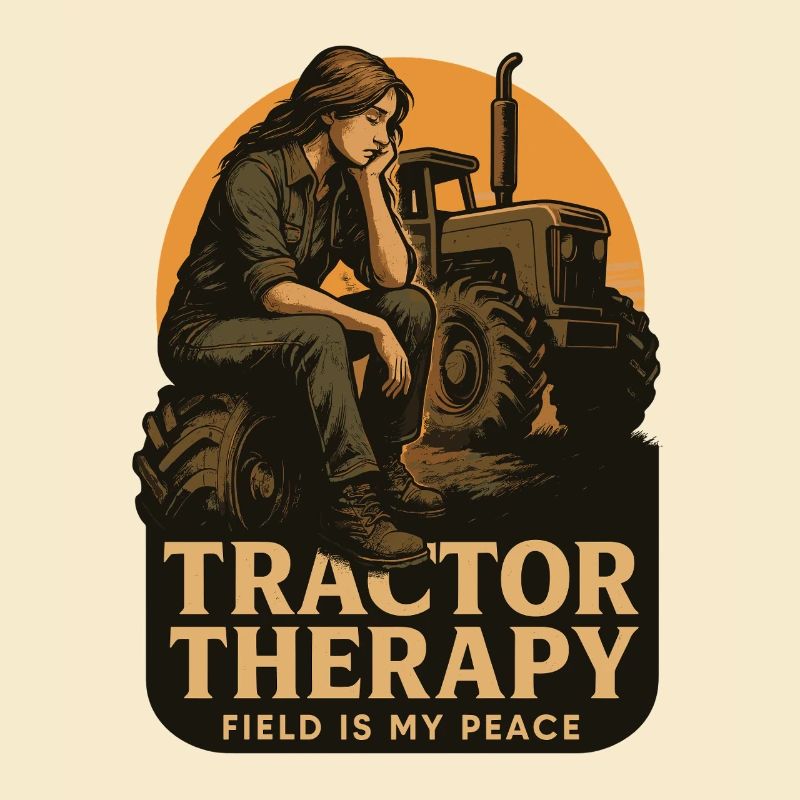 Tractor Therapy Field Is My Peace