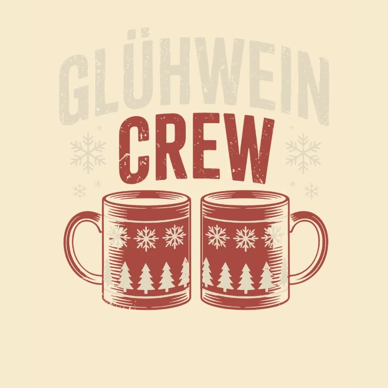 Équipe du vin chaud Marché de Noël joyeux