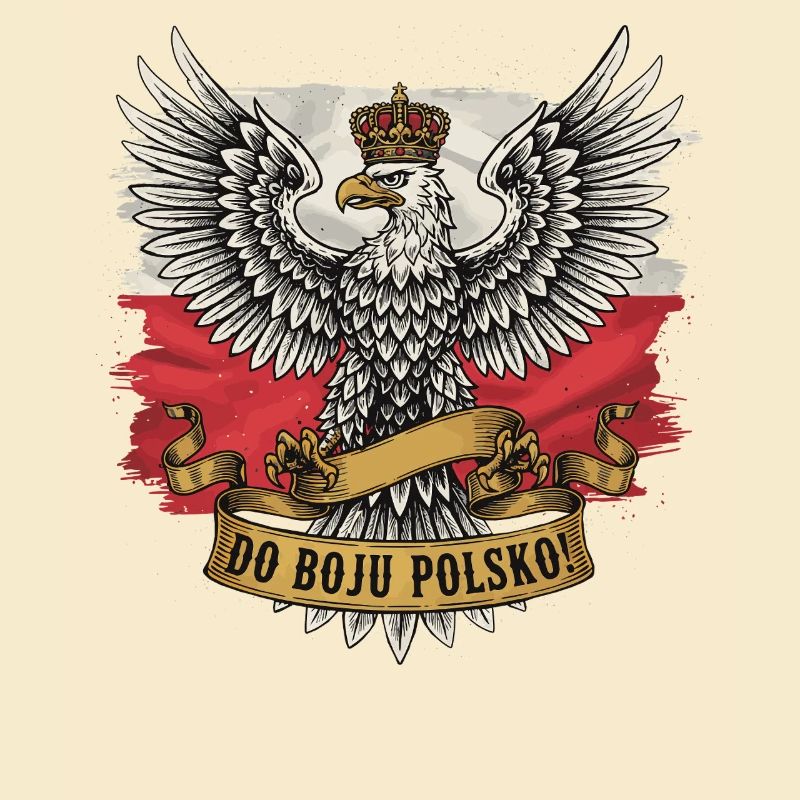 Pour la Pologne dans l’aigle de bataille
