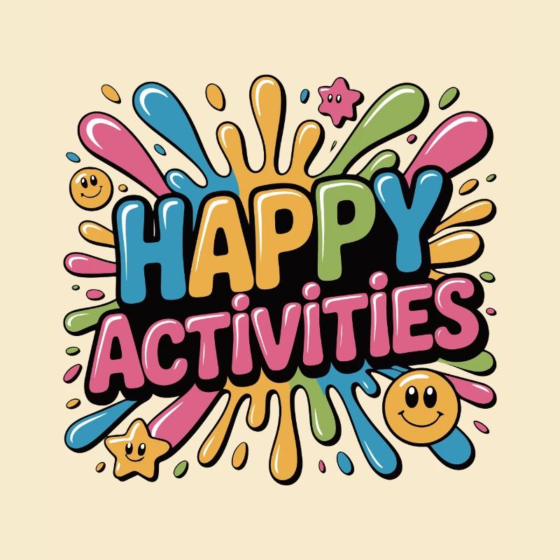 Activités joyeuses Explosion d’éclaboussures