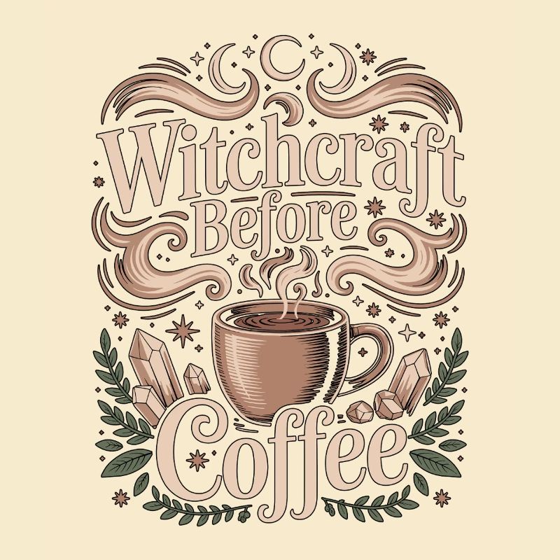 Witchcraft Before Coffee Moon Magic Coffee Lover