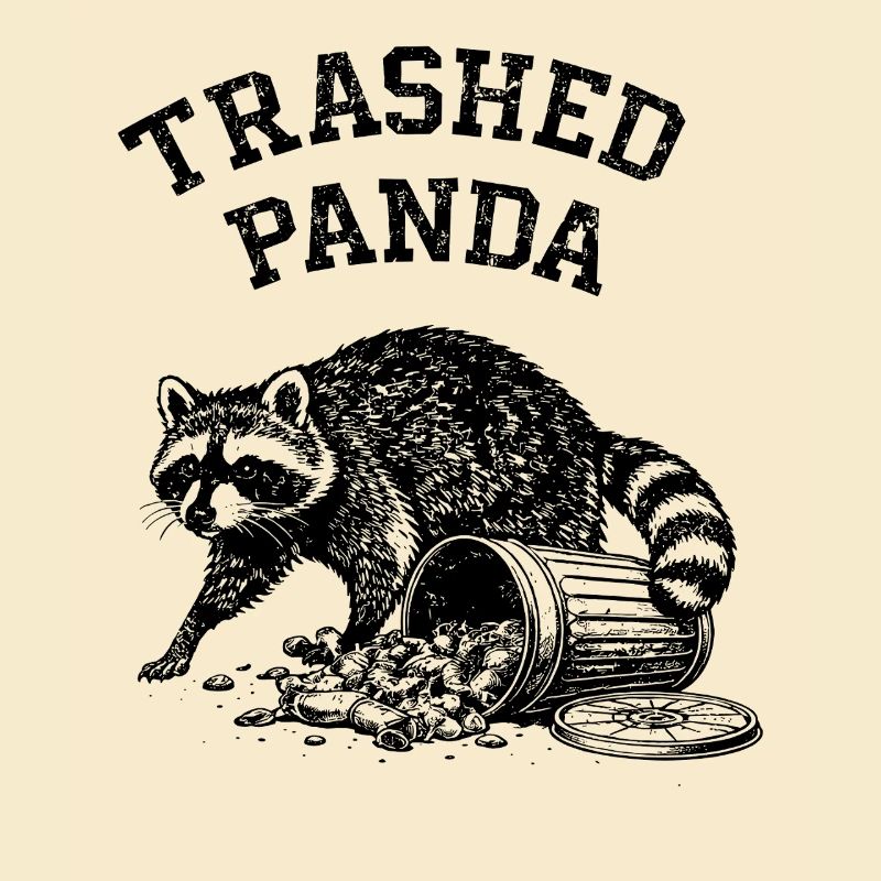 Trashed Panda