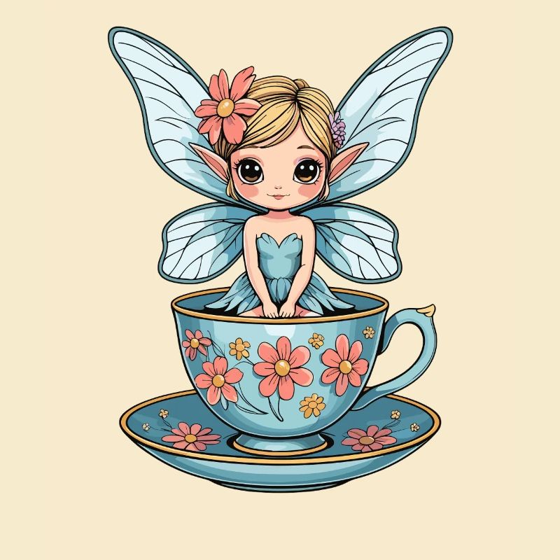 Blumenfee im Teacup