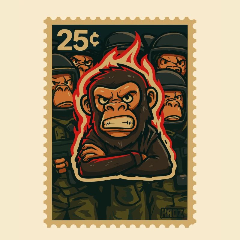 Protestation du Feu et des Singes