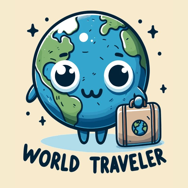 Globe Adventure Cartoon