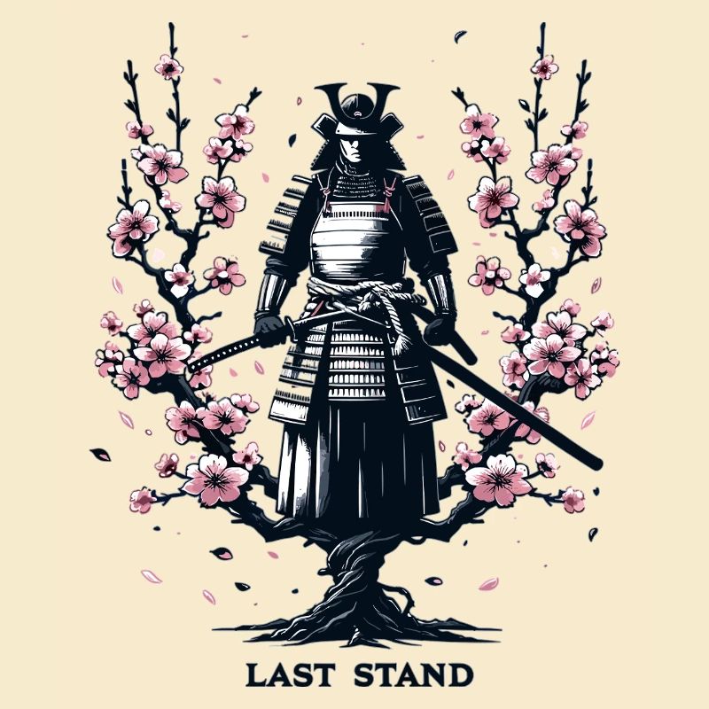 Samurai im Kirschblütenzauber