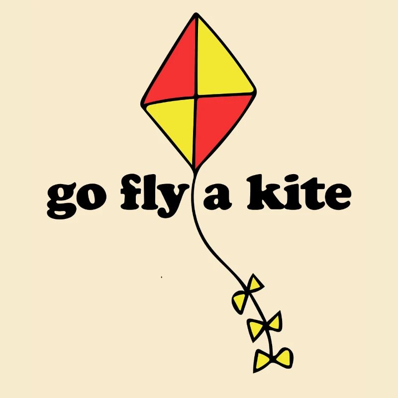 Red Yellow Diamond Kite
