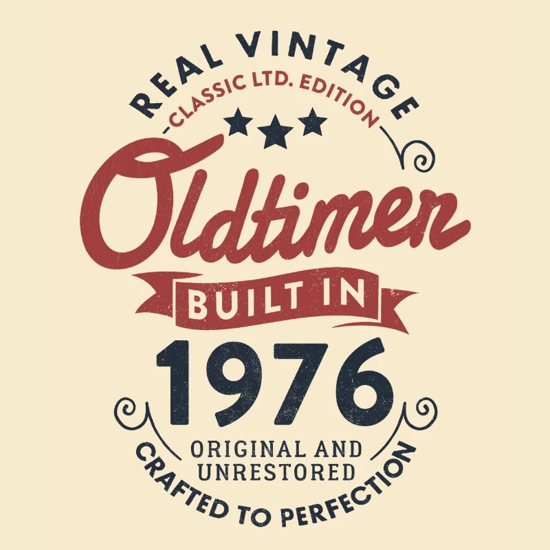 Vintage 1976 Oldtimer 50. Geburtstag