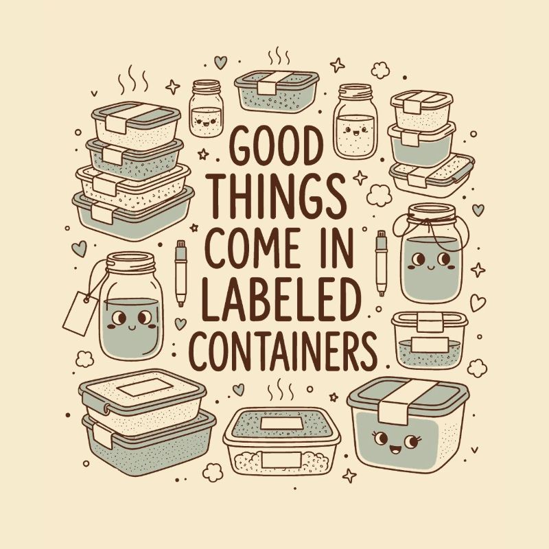 Labeled is better | Meal Prep Orga