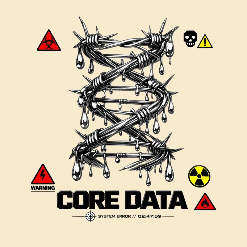 Core Data: Barbed Wire DNA Helix and Industrial Cy