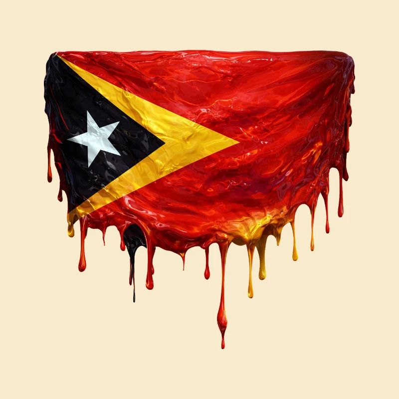 TimorLeste Drop Flag