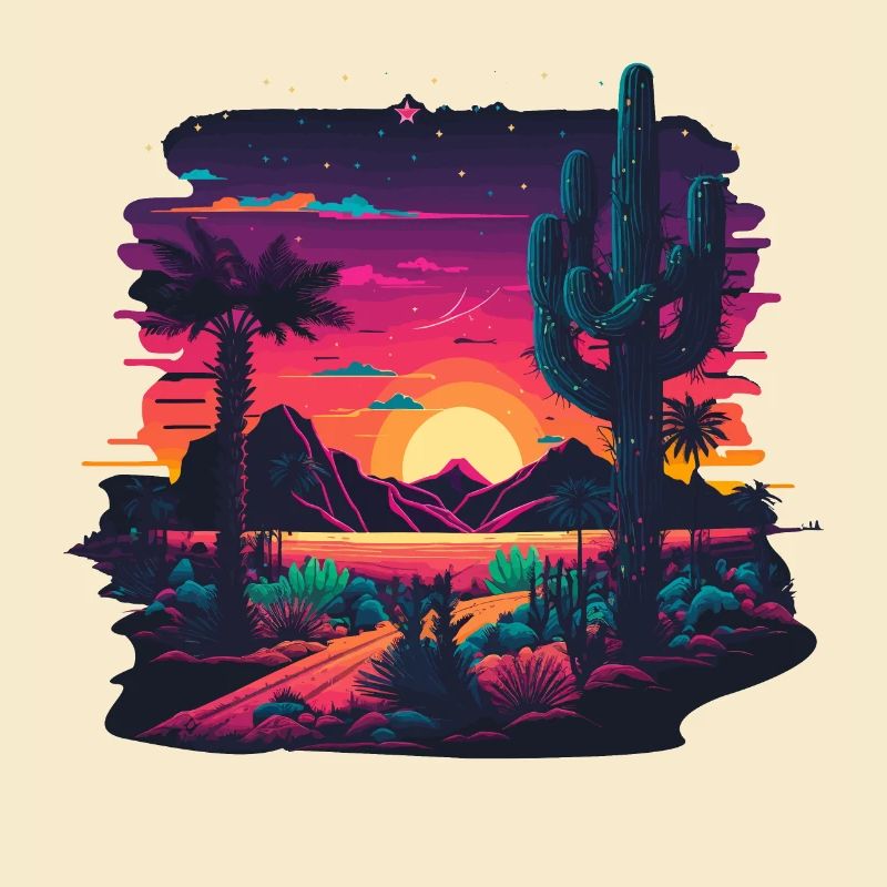 Neonlandschaft