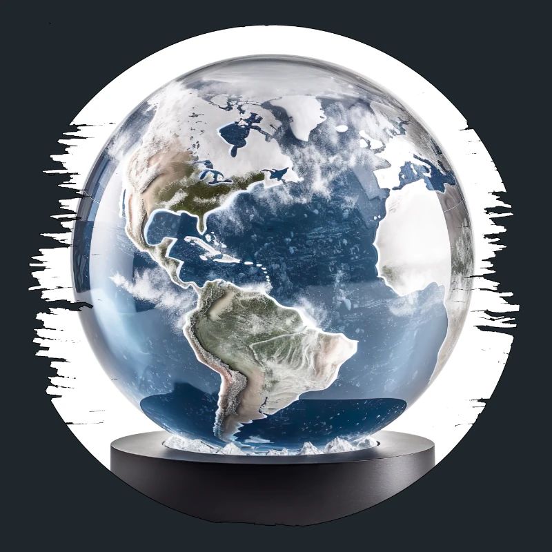 We live in a snow globe