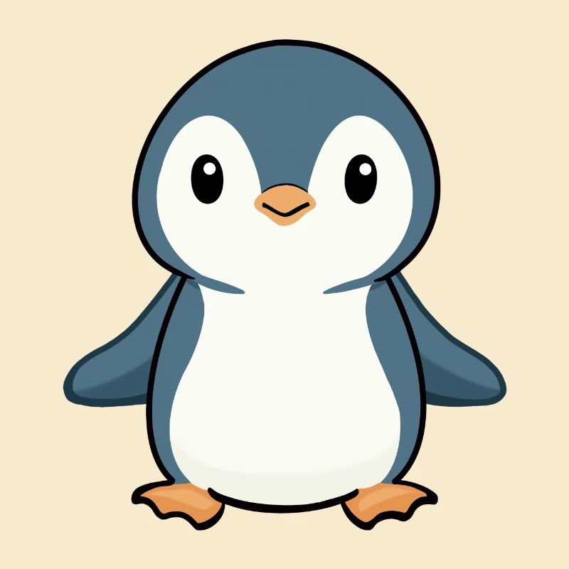 PINGOUIN OISEAU ANTARCTIQUE PÔLE SUD BÉBÉ GLACE DANDINEMENT