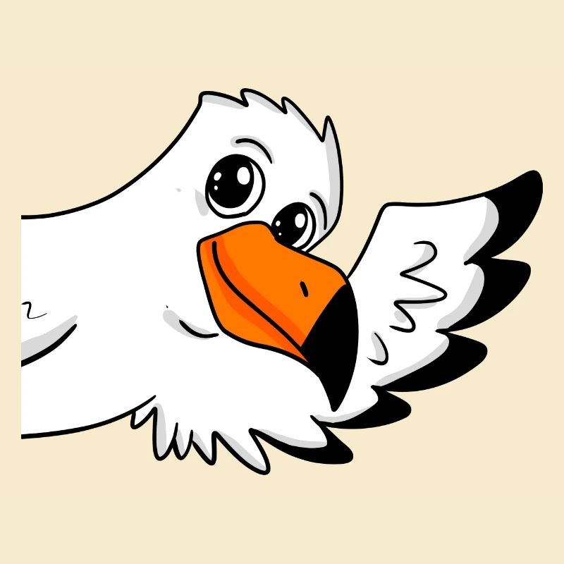 Seagull greeting greeting