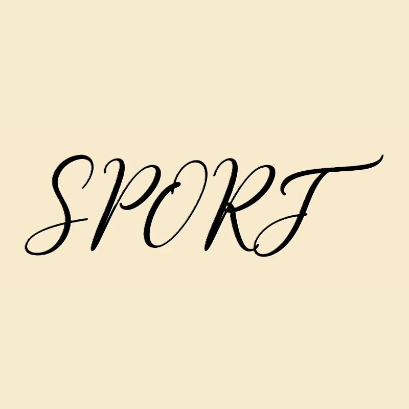 Lettrage Spokè élégant dans le style du lettrage à la main