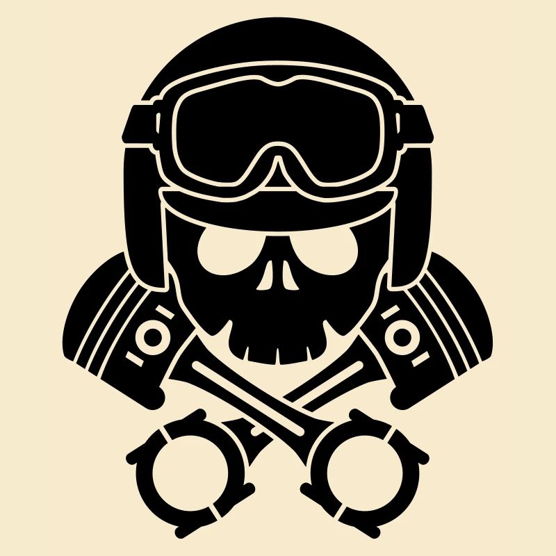 kolben schädel helm