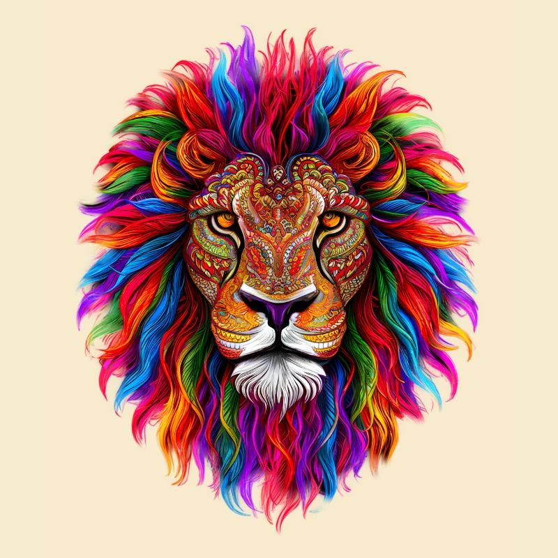 Psychedelic Lion