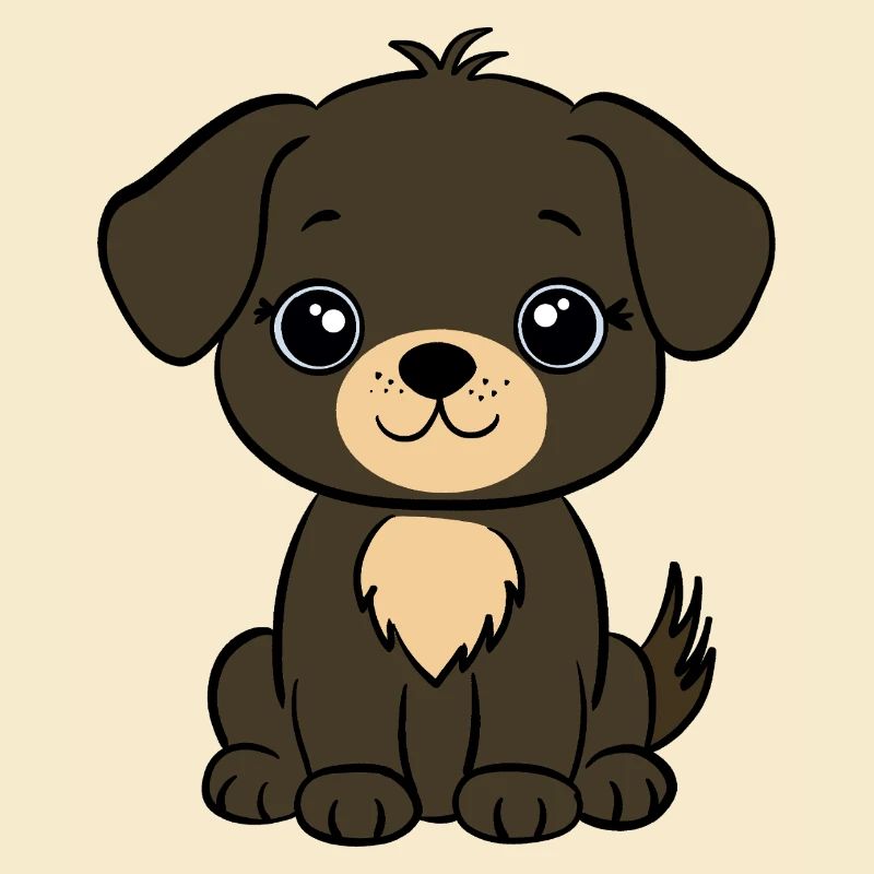 Chiot brun